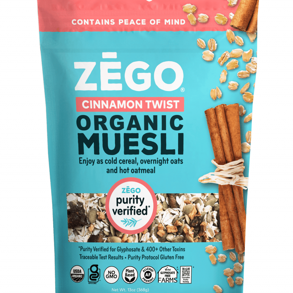 ZEGO Organic Muesli Cinnamon Twist