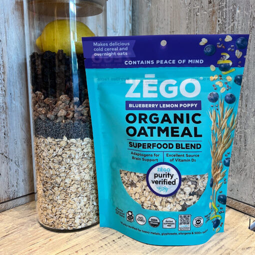 Organic Oatmeal Superfood Blueberry Lemon Poppy 1 Bag - Image 7