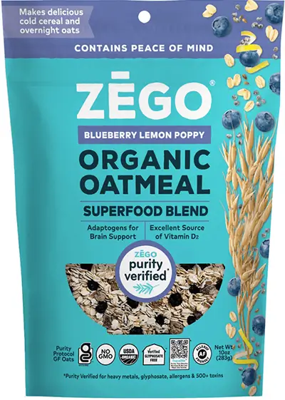 Blueberry Lemon Poppy Oatmeal